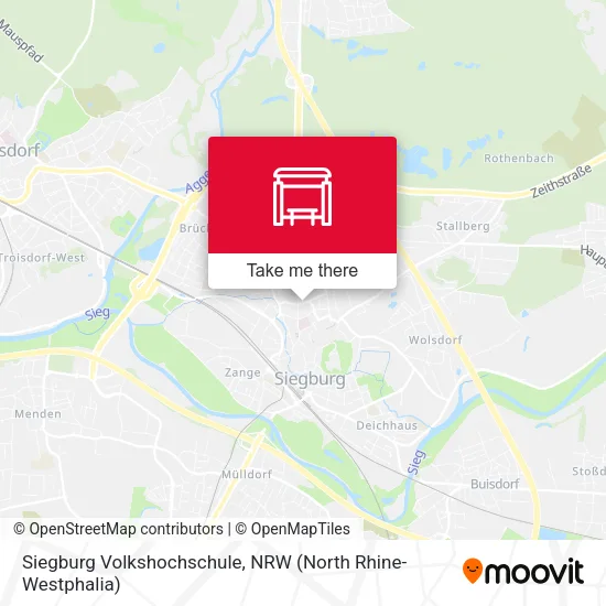 Карта Siegburg Volkshochschule