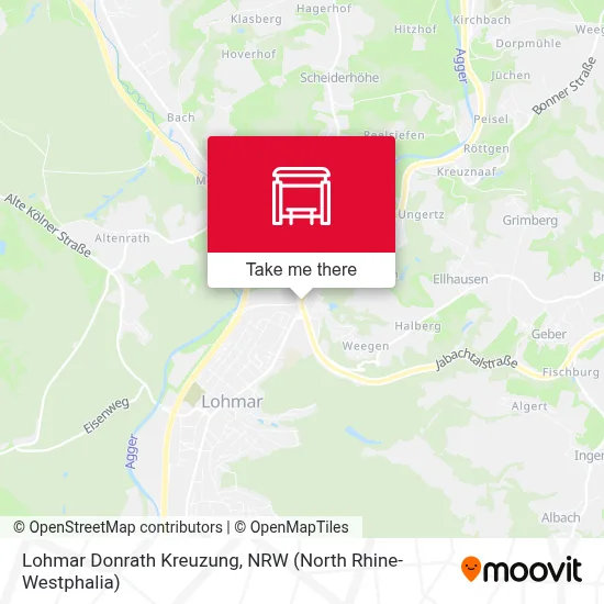 Lohmar Donrath Kreuzung map