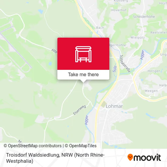 Карта Troisdorf Waldsiedlung