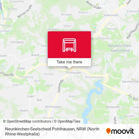 Карта Neunkirchen-Seelscheid Pohlhausen