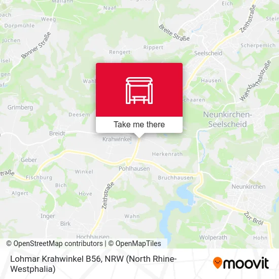 Lohmar Krahwinkel B56 map