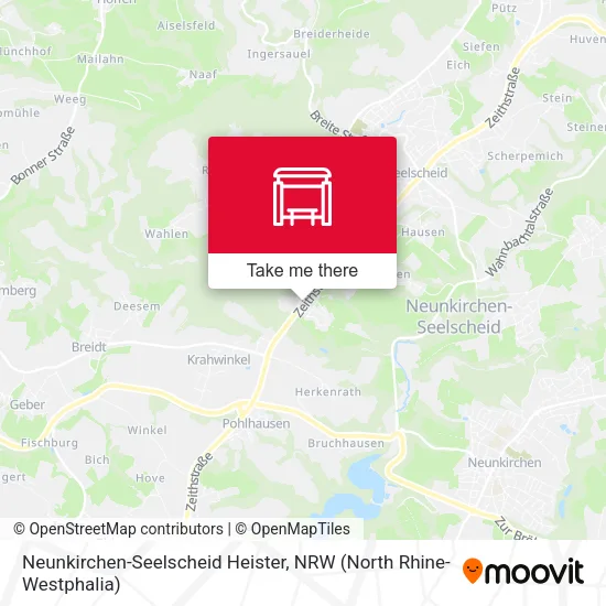 Карта Neunkirchen-Seelscheid Heister