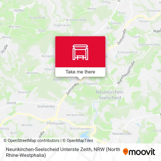 Карта Neunkirchen-Seelscheid Unterste Zeith