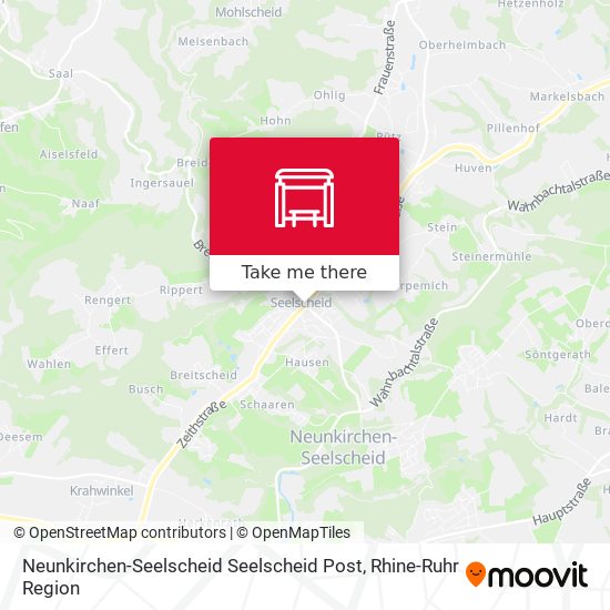 Neunkirchen-Seelscheid Seelscheid Post map