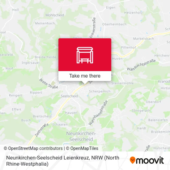Карта Neunkirchen-Seelscheid Leienkreuz