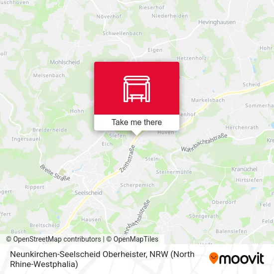 Карта Neunkirchen-Seelscheid Oberheister