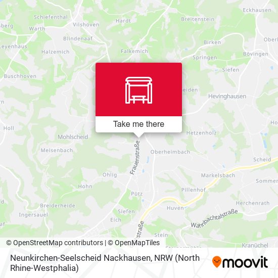 Neunkirchen-Seelscheid Nackhausen map