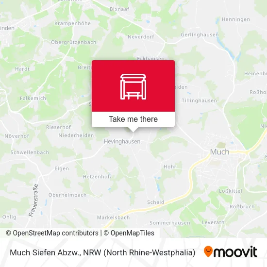 Карта Much Siefen Abzw.