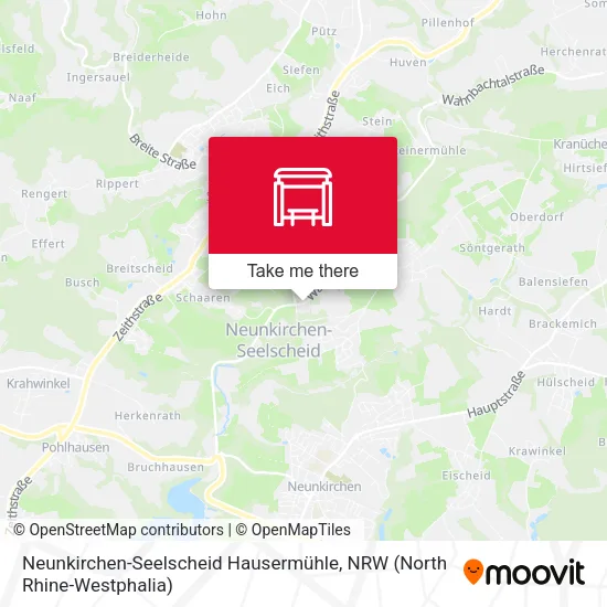 Карта Neunkirchen-Seelscheid Hausermühle