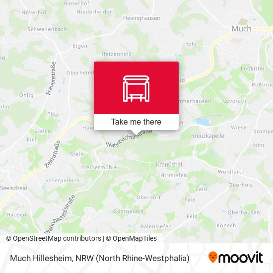 Карта Much Hillesheim