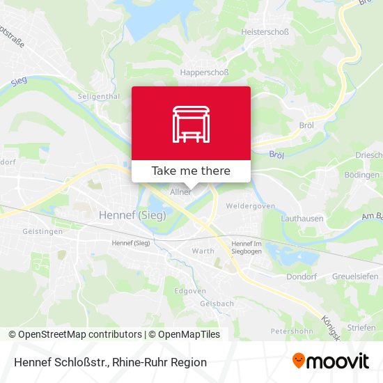 Hennef Schloßstr. map