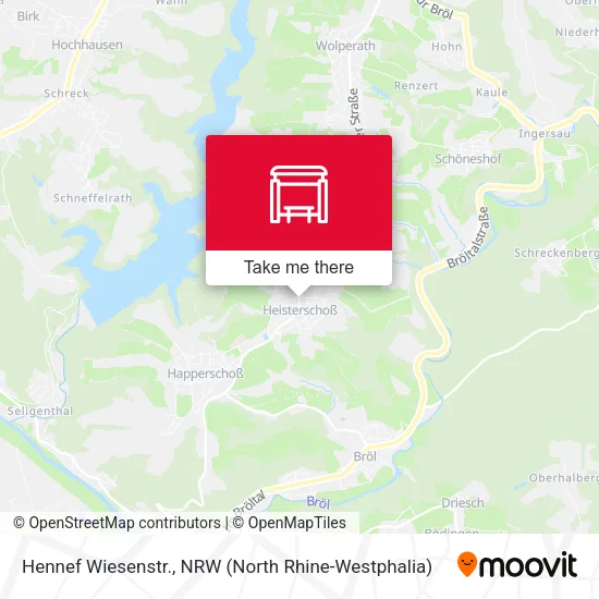 Карта Hennef Wiesenstr.