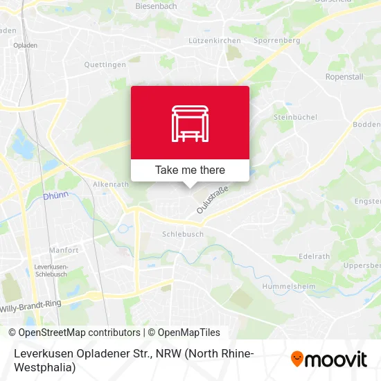 Карта Leverkusen Opladener Str.