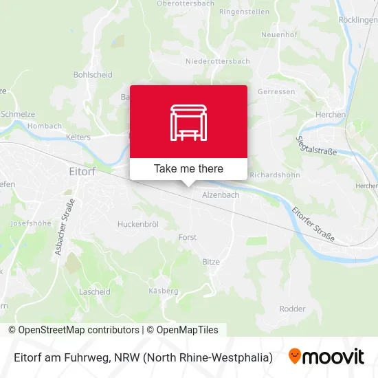 Eitorf am Fuhrweg map