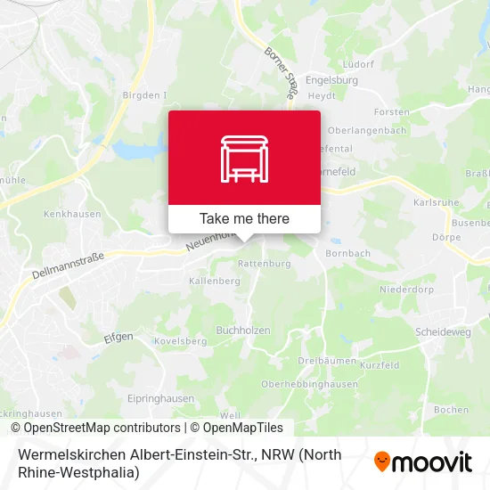 Карта Wermelskirchen Albert-Einstein-Str.