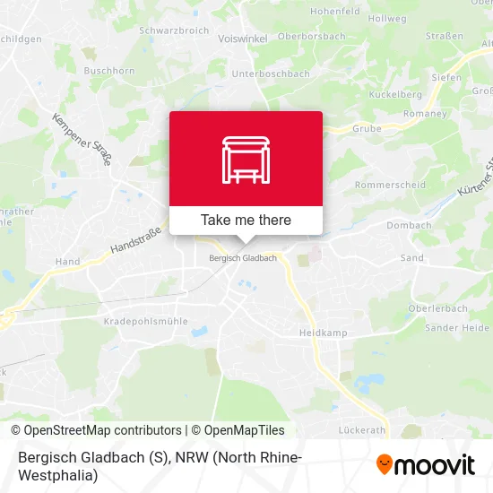 Bergisch Gladbach (S) map