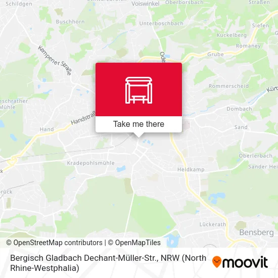 Карта Bergisch Gladbach Dechant-Müller-Str.