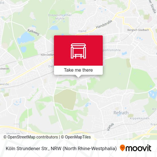 Карта Köln Strundener Str.