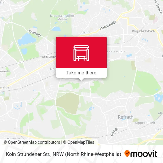 Карта Köln Strundener Str.