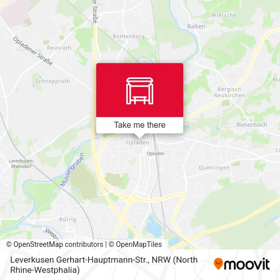 Карта Leverkusen Gerhart-Hauptmann-Str.
