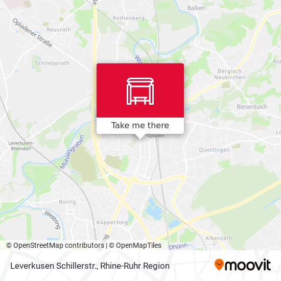 Leverkusen Schillerstr. map