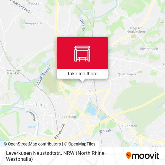 Карта Leverkusen Neustadtstr.