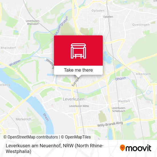 Карта Leverkusen am Neuenhof