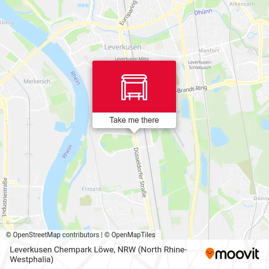 Leverkusen Chempark Löwe map