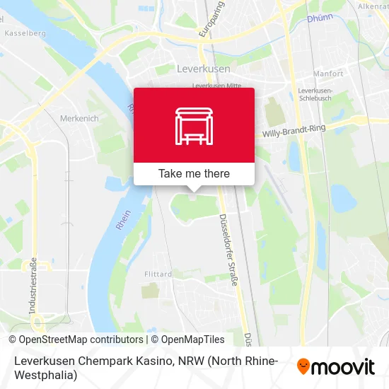 Leverkusen Chempark Kasino map
