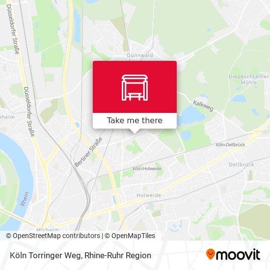 Köln Torringer Weg map