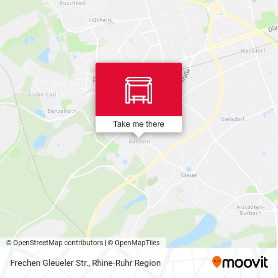 Frechen Gleueler Str. map