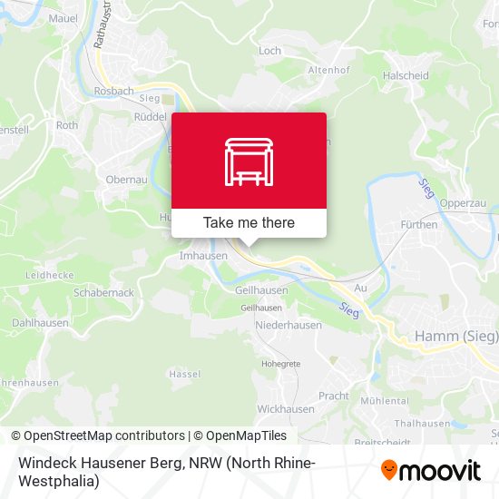 Windeck Hausener Berg map