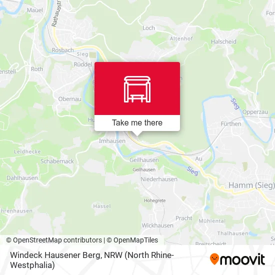 Карта Windeck Hausener Berg