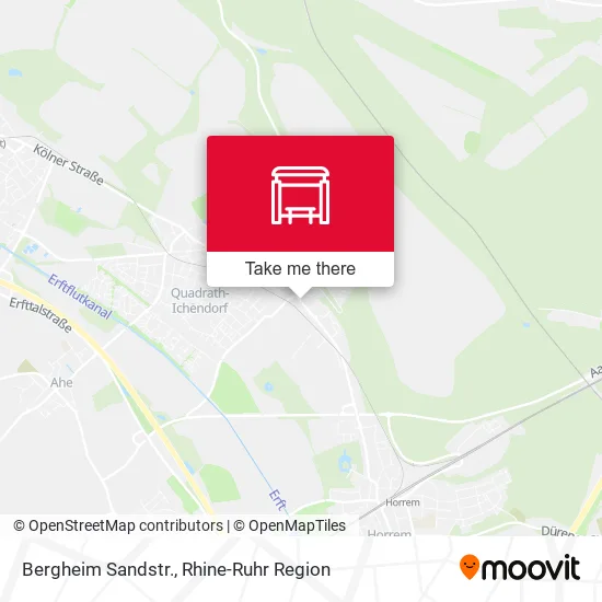 Карта Bergheim Sandstr.
