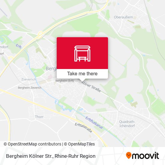 Bergheim Kölner Str. map