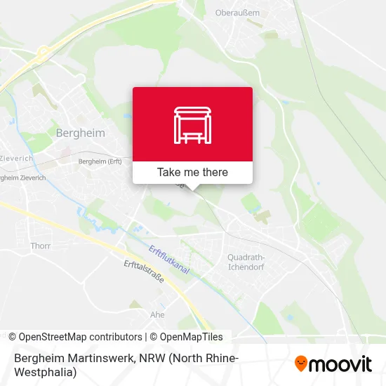 Bergheim Martinswerk map