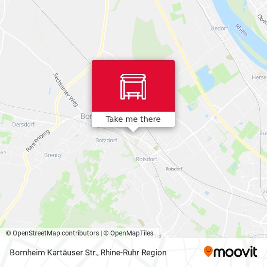 Карта Bornheim Kartäuser Str.