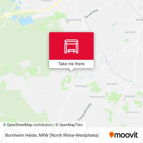 Карта Bornheim Heide
