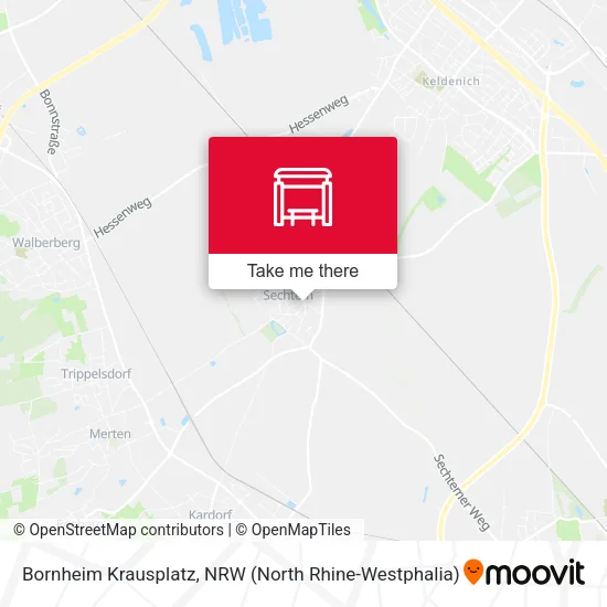 Карта Bornheim Krausplatz