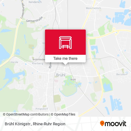 Brühl Königstr. map