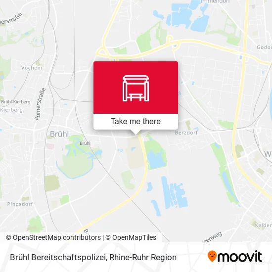 Карта Brühl Bereitschaftspolizei