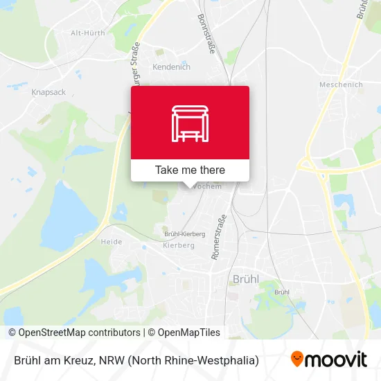 Карта Brühl am Kreuz