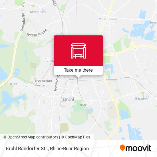 Brühl Rondorfer Str. map