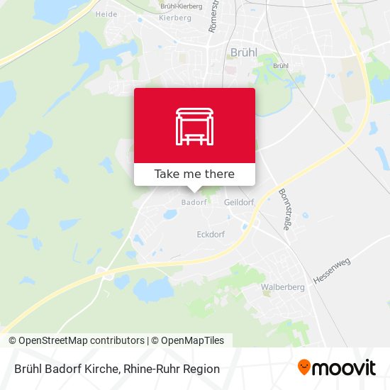 Brühl Badorf Kirche map