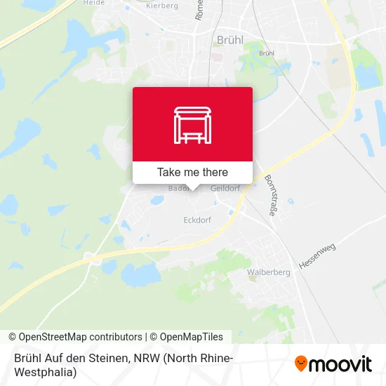 Карта Brühl Auf den Steinen