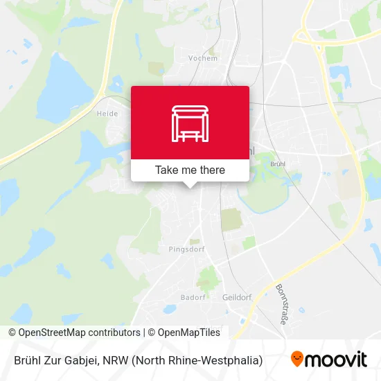 Карта Brühl Zur Gabjei
