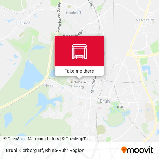 Brühl Kierberg Bf map