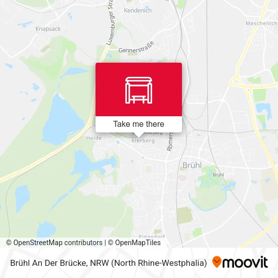 Карта Brühl An Der Brücke
