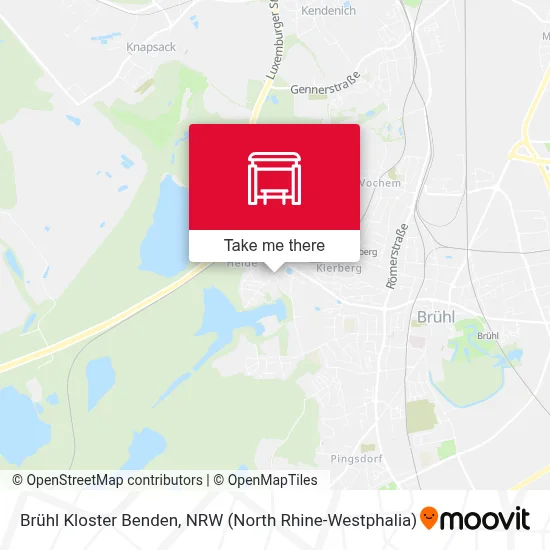 Brühl Kloster Benden map