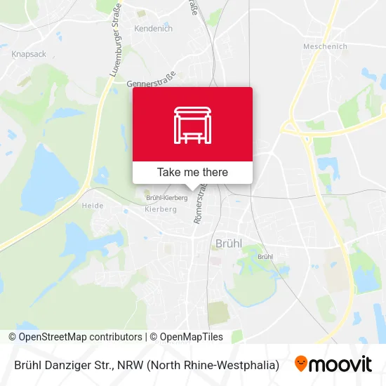 Карта Brühl Danziger Str.